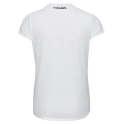 Camiseta Head Tie- Break Print Blanco Mujer