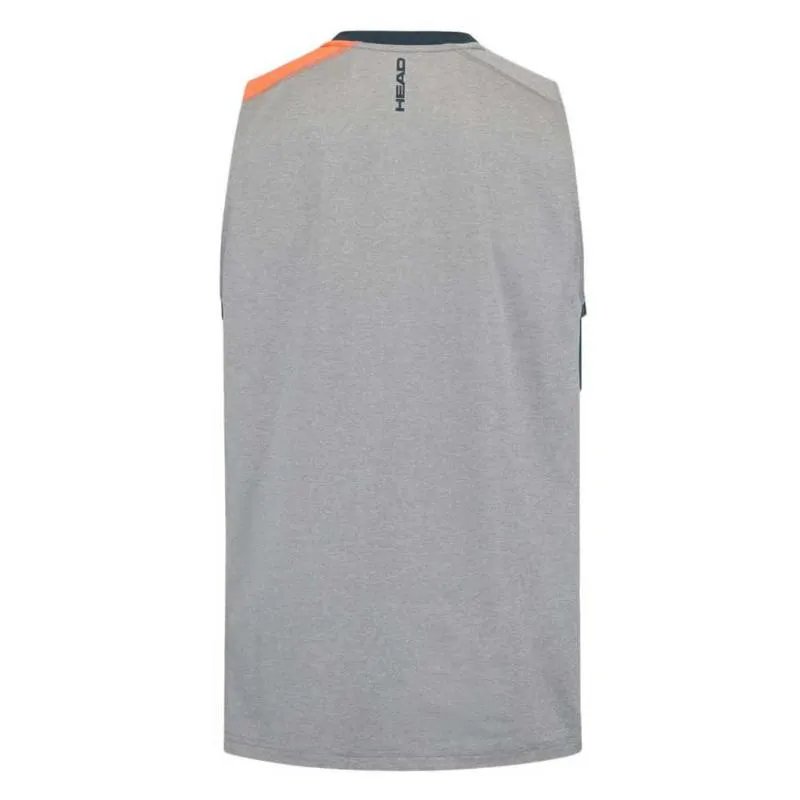 Head Top Grey Orange T-shirt