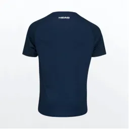 Head TopSpin Dark Blue Print Vision Junior T-Shirt