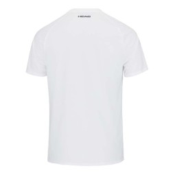 Camiseta Head Topspin Blanco Vision