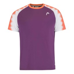 Camiseta Head Topspin Lila Print Vision