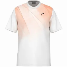 Camiseta Head Topspin Naranja Print