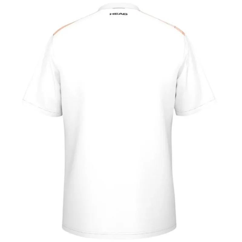 Camiseta Head Topspin Naranja Print