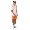 Camiseta Head Topspin Naranja Print