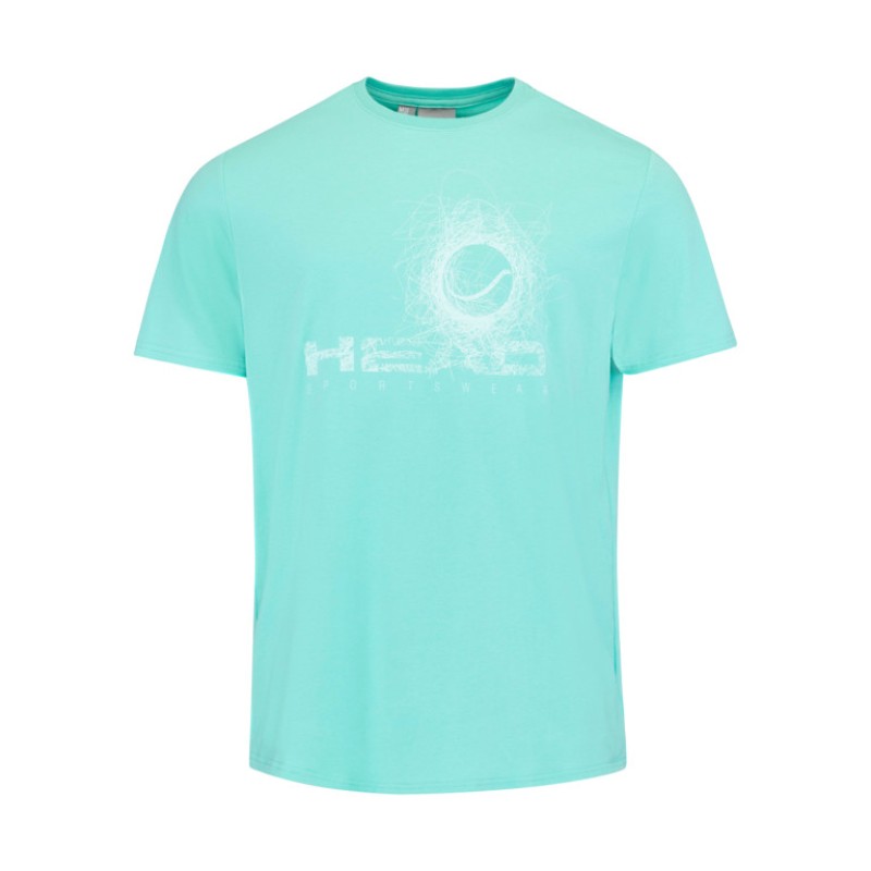 Camiseta Head Vision Turquesa - Barata Oferta Outlet