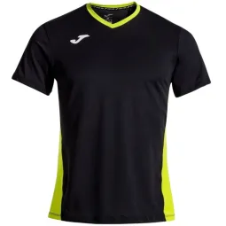 Joma Court Black Green T-Shirt