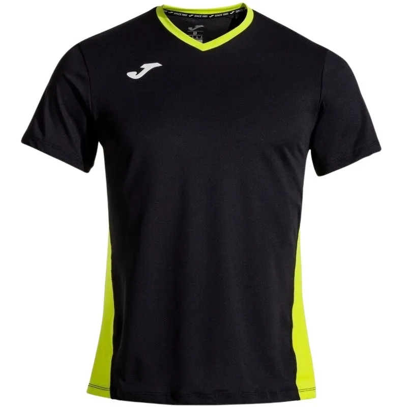 Joma Court Black Green T-Shirt