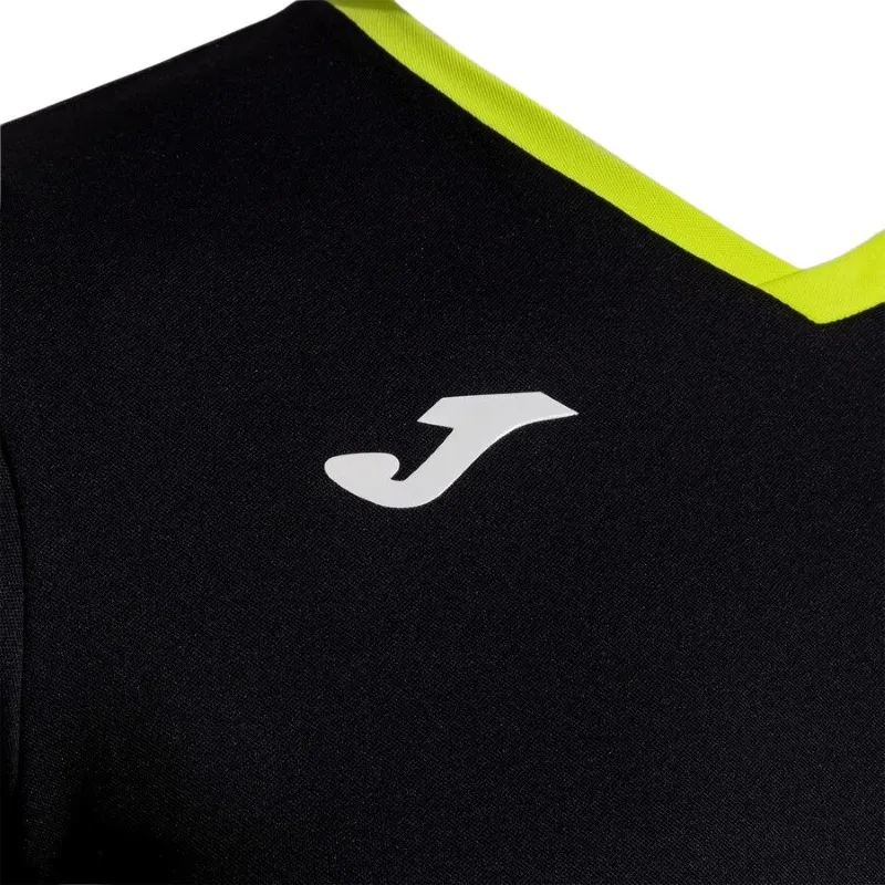 Joma Court Black Green T-Shirt