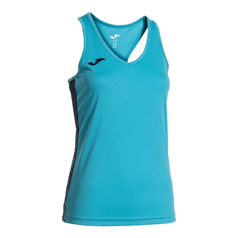 Joma Olimpiada Turquoise Bleu Marine T-Shirt Femme