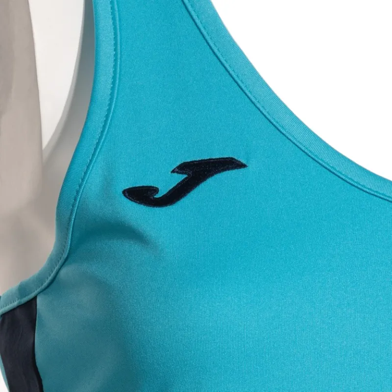 Joma Olimpiada Turquoise Bleu Marine T-Shirt Femme