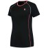Camiseta Kswiss Hypercourt Crew 4 Negro Mujer