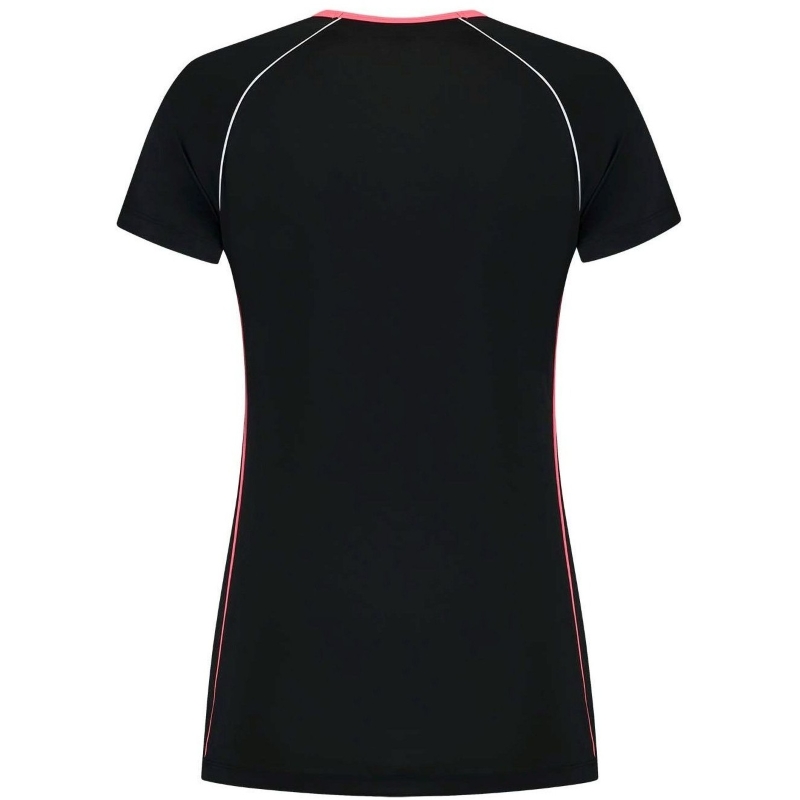 Camiseta Kswiss Hypercourt Crew 4 Negro Mujer