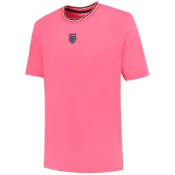 Camiseta Kswiss Hypercourt Melange 3 Rosa