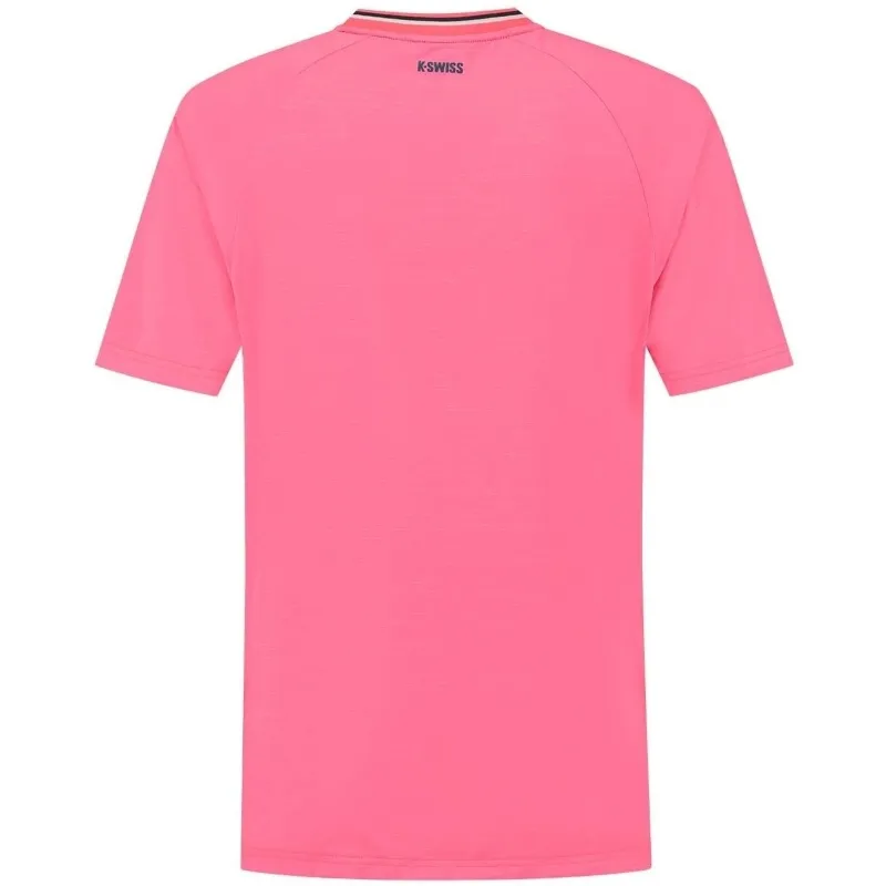 Camiseta Kswiss Hypercourt Melange 3 Rosa
