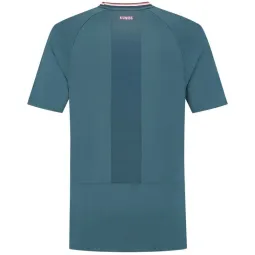 Camiseta Kswiss Hypercourt Mesh Crew 4 Verde Petroleo