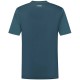 Camiseta Kswiss Hypercourt Print Crew 5 Verde Petroleo Rosa