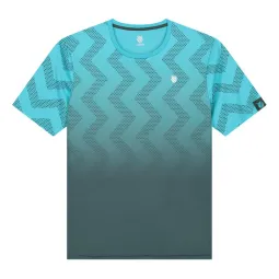 Kswiss Hypercourt Print Crew Blue T-Shirt