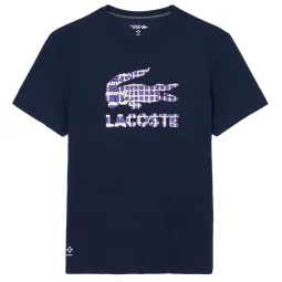Lacoste Daniil Medvedev Navy Blue Tennis T-Shirt