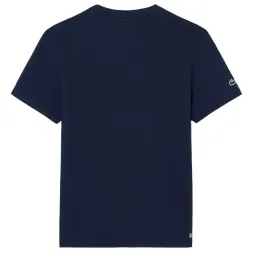 Lacoste Daniil Medvedev Navy Blue Tennis T-Shirt
