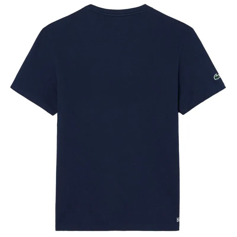 Lacoste Daniil Medvedev Navy Blue Tennis T-Shirt