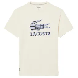 Lacoste Daniil Medvedev Tennis T-Shirt Off-White