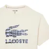Lacoste Daniil Medvedev Tennis T-Shirt Off-White