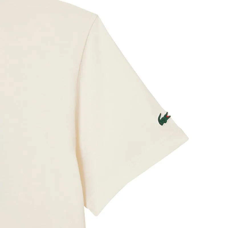 Lacoste Daniil Medvedev Tennis T-Shirt Off-White