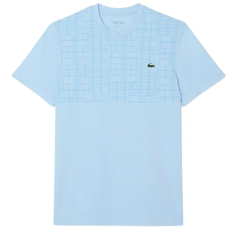 Lacoste Novak Djokovic Ultra Dry Pastel Blue T-Shirt