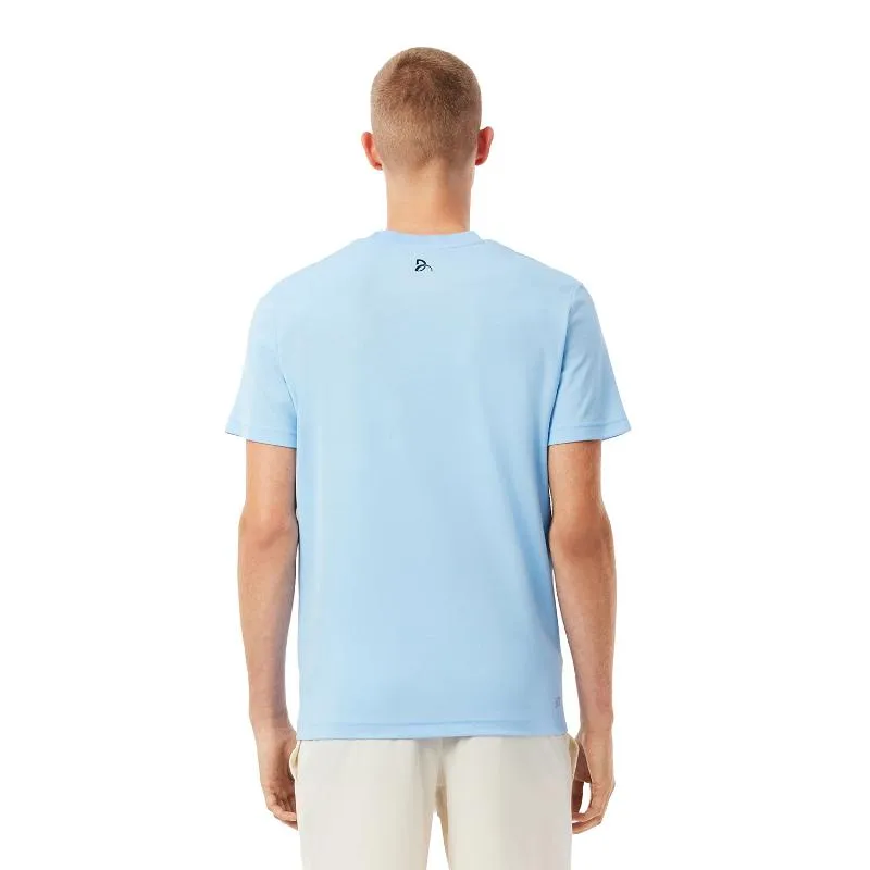 Lacoste Novak Djokovic Ultra Dry Pastel Blue T-Shirt