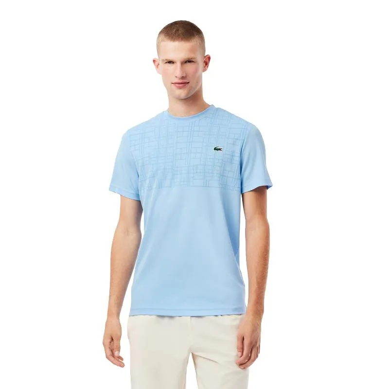 Lacoste Novak Djokovic Ultra Dry Pastel Blue T-Shirt