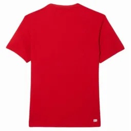 Lacoste Novak Djokovic Ultra Dry T-Shirt Burgundy Red