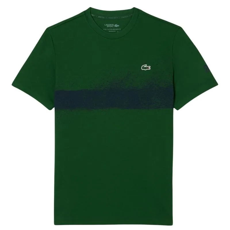 Lacoste Novak Djokovic Green Navy Blue T-Shirt