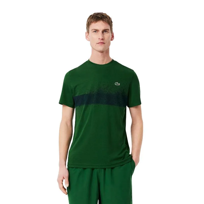 Lacoste Novak Djokovic Green Navy Blue T-Shirt