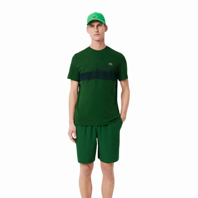 Lacoste Novak Djokovic Green Navy Blue T-Shirt