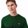 Lacoste Novak Djokovic Green Navy Blue T-Shirt