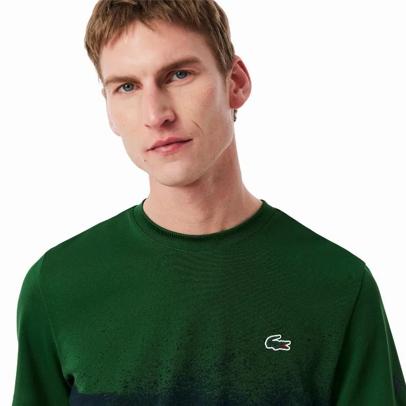 Lacoste Novak Djokovic Green Navy Blue T-Shirt