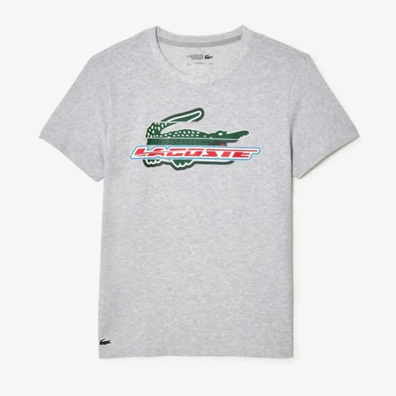 T-shirt Lacoste Sport Algodon Ecologico Grey