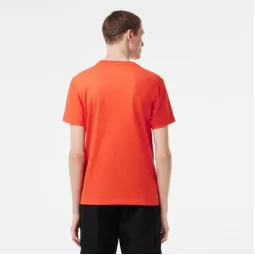 T-shirt Lacoste Sport Algodon Ecologico Orange