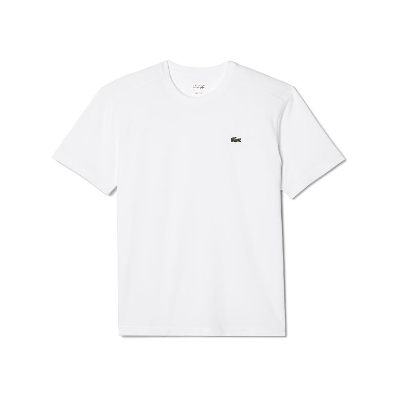 Camiseta Lacoste Sport Bordado Blanco Logo Verde - Barata Oferta Outlet