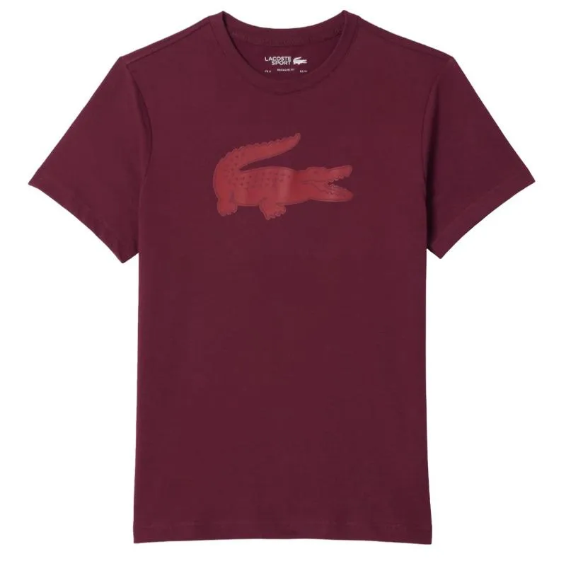 Lacoste Sport Burgundy T-Shirt