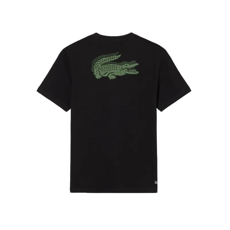 Lacoste Sport Graphic Black Green T-Shirt