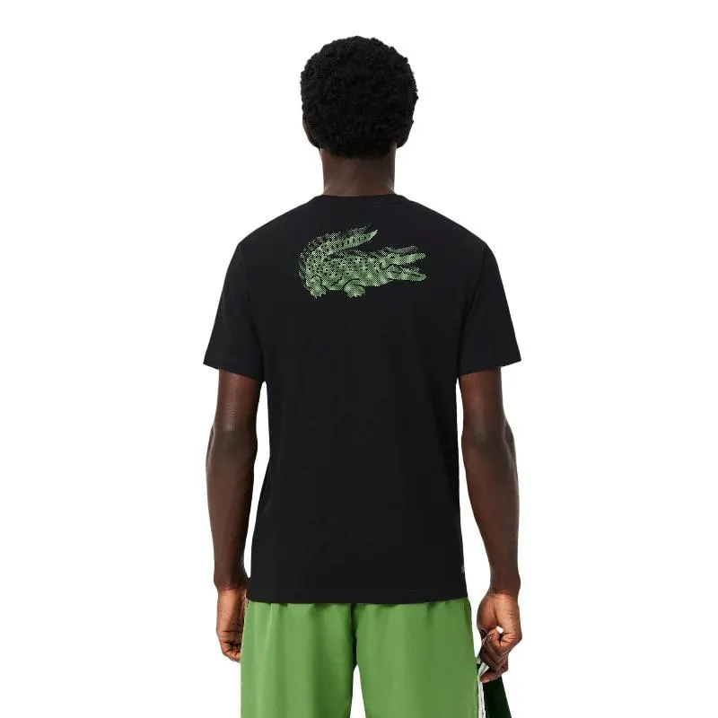 Lacoste Sport Graphic Black Green T-Shirt