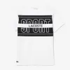 Lacoste Sport Logo Blanco Black T-Shirt