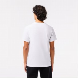 Lacoste Sport Logo Blanco Black T-Shirt