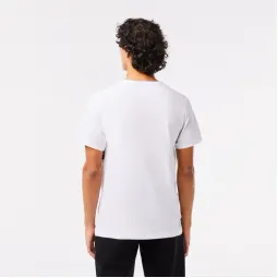 Lacoste Sport Logo Blanco Black T-Shirt