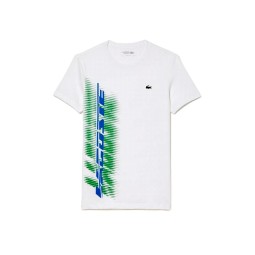 T-shirt Lacoste Sport Brand Contrast White
