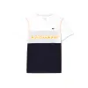 Lacoste Sport Medvedev T-shirt White Blue Orange
