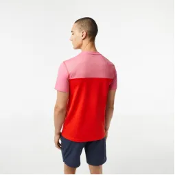 Lacoste Sport Medvedev Red T-shirt Pink