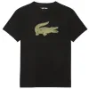 Lacoste Sport Black Khaki T-Shirt