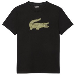 Lacoste Sport Black Khaki T-Shirt